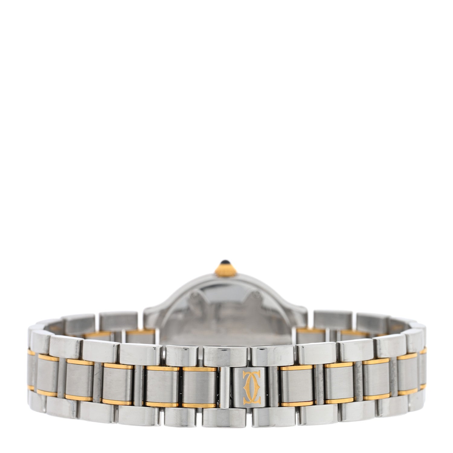 Cartier Stainless Steel 18K Yellow Gold 28mm Must de 21 Quartz Watch 3 of 4