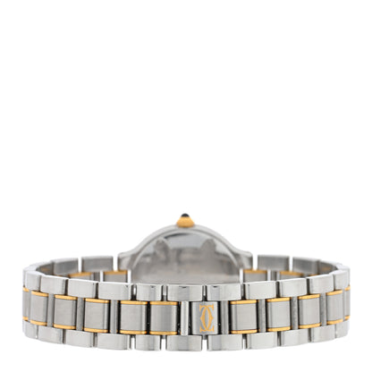 Cartier Stainless Steel 18K Yellow Gold 28mm Must de 21 Quartz Watch 3 of 4