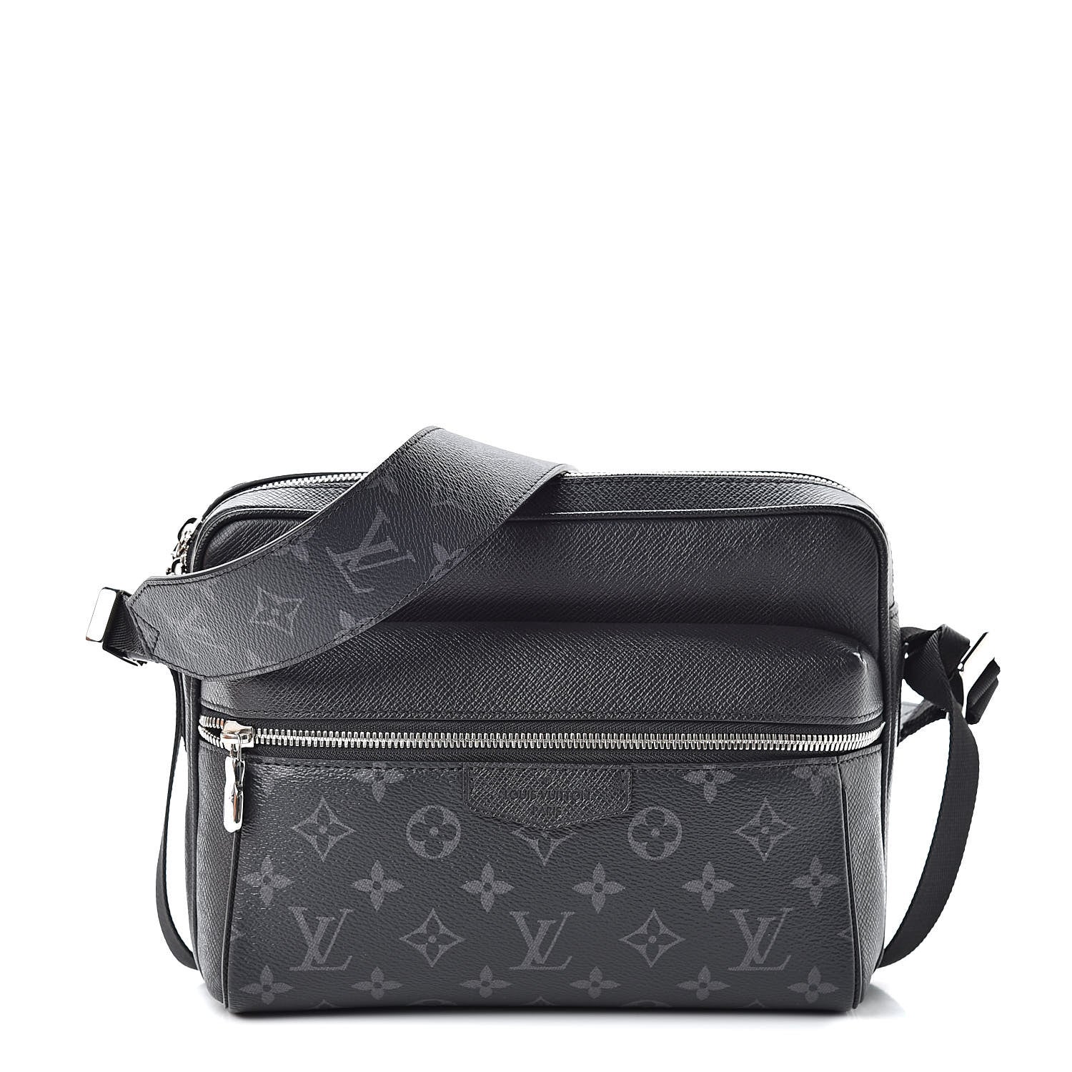 Louis Vuitton Taiga Monogram Eclipse Outdoor Messenger Black 1 of 11