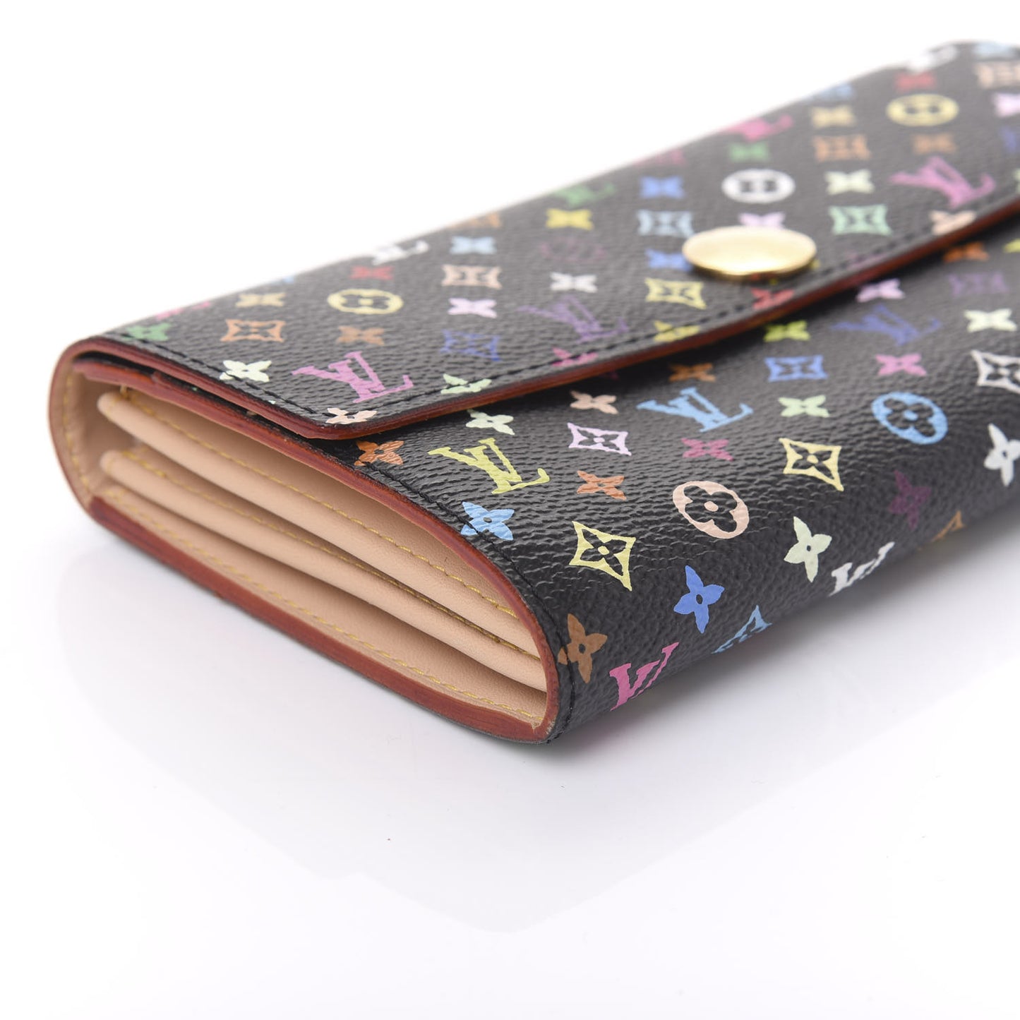 Monogram Multicolor Sarah Wallet Black