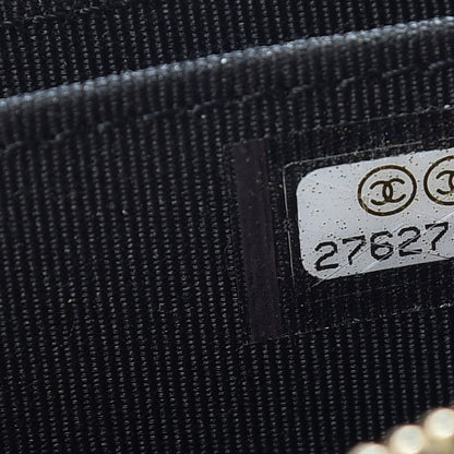Chanel Iridescent Caviar Quilted Zip Coin Purse Black 7 of 8