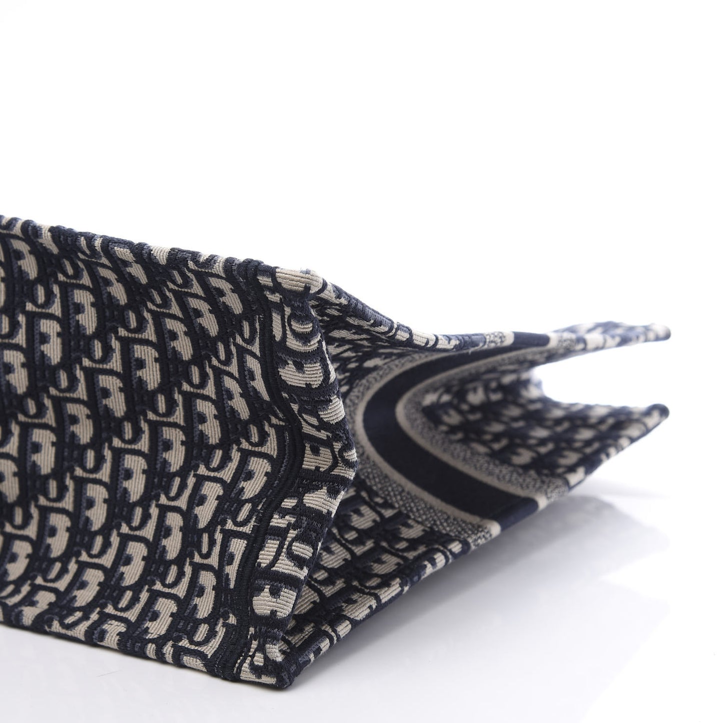Oblique Book Tote Blue Multicolor