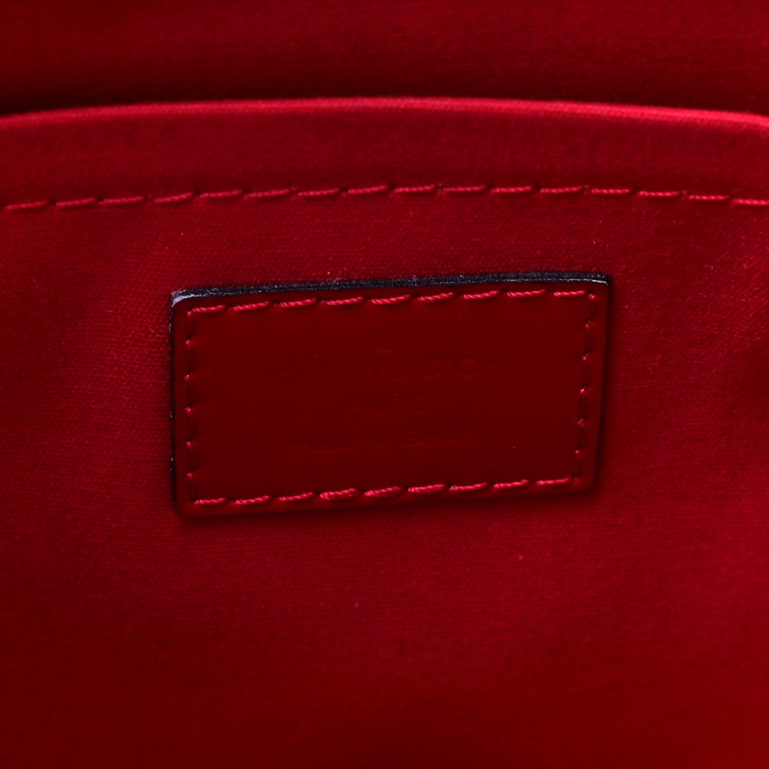 Louis Vuitton Vernis Montaigne MM Cherry 10 of 15