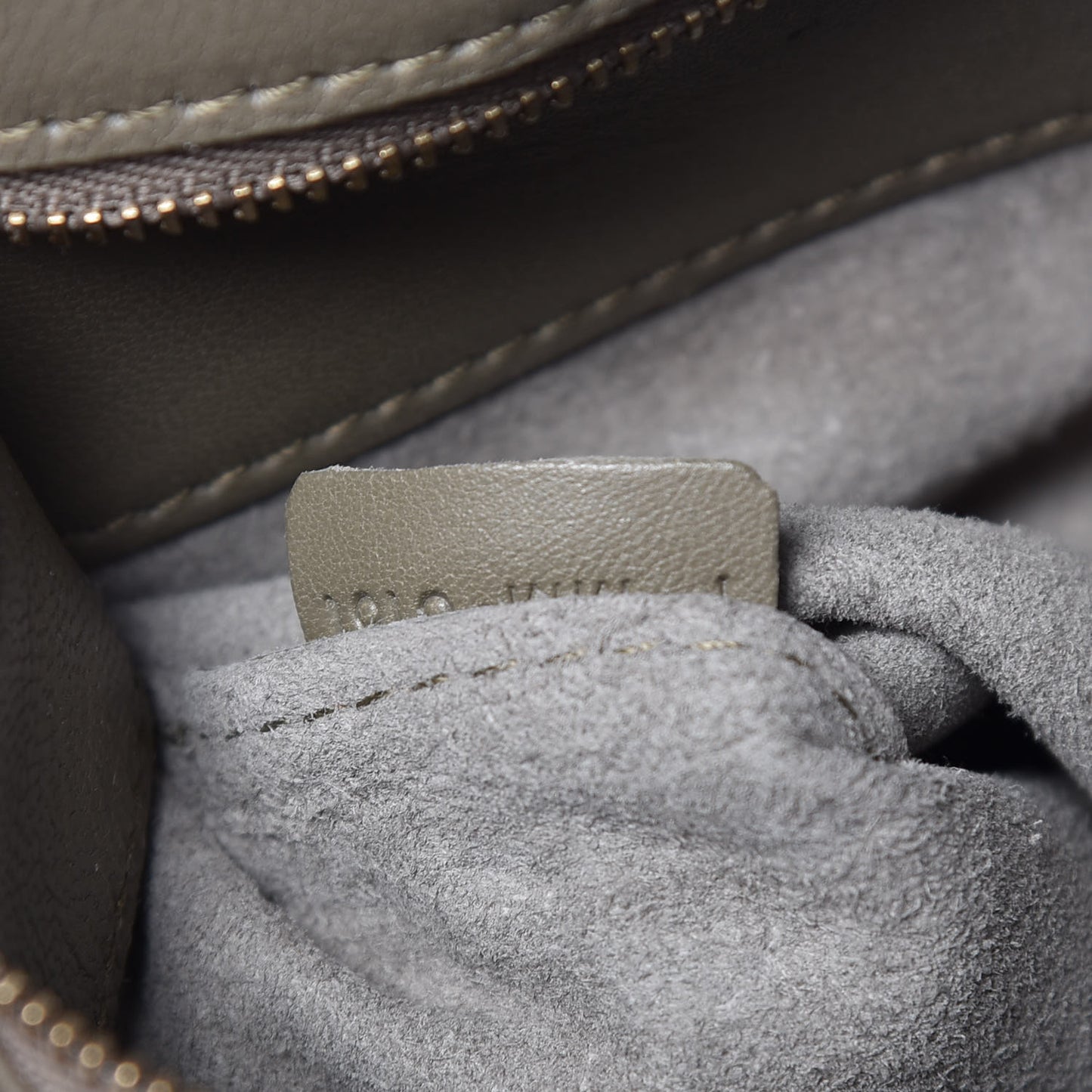 Lambskin Horizontal Cabas Grey