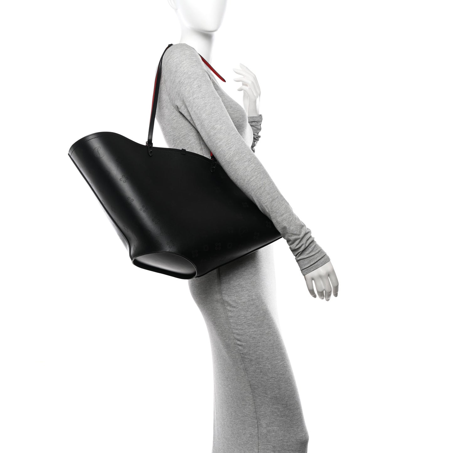 Calfskin Loubinthesky Loubifever Tote Black