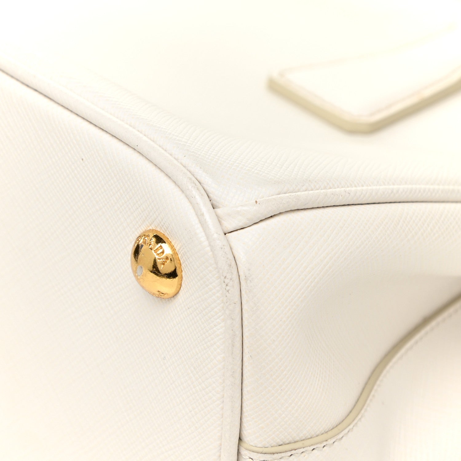Prada Saffiano Lux Small Galleria Double Zip Tote White 12 of 17