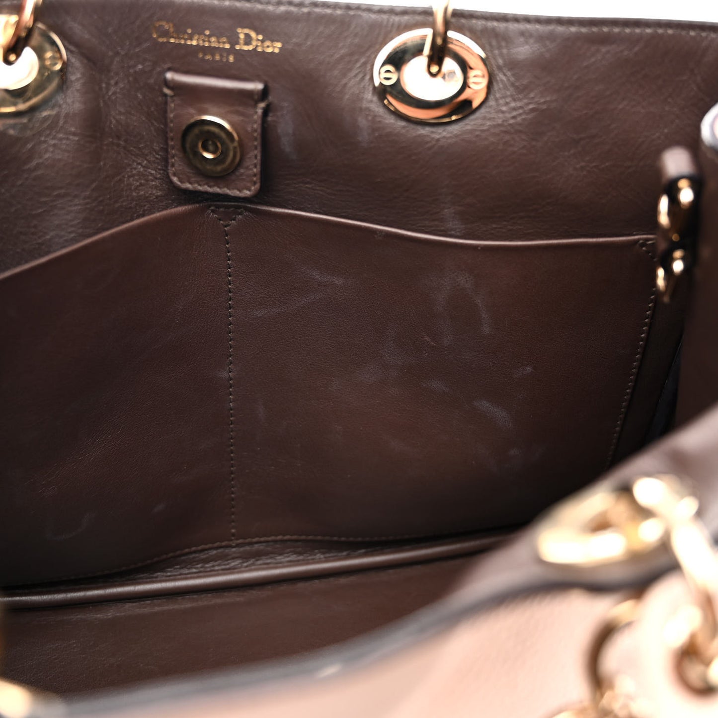 Bullcalf Medium Diorissimo Tote Rose Poudre