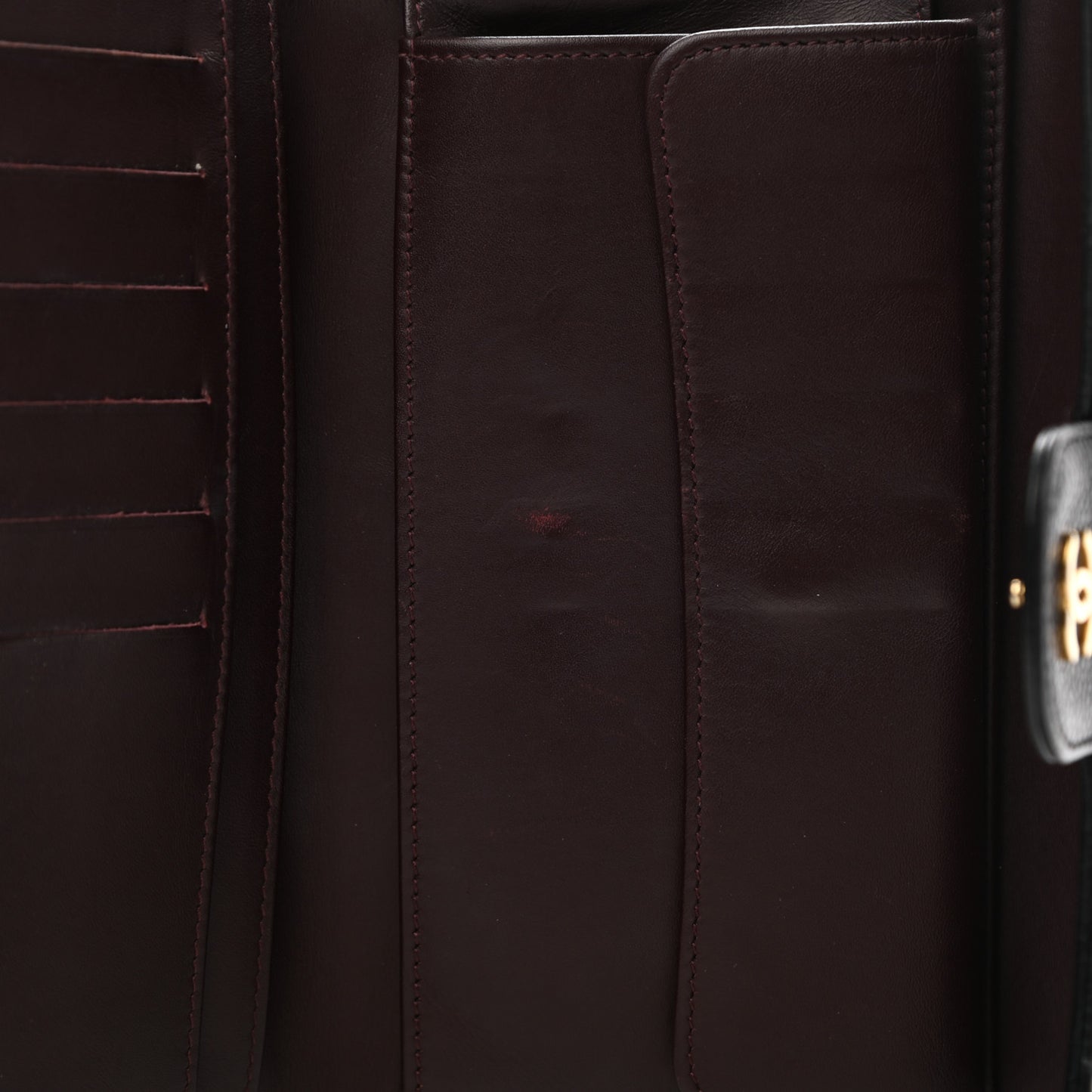 Caviar Quilted Large Flap Wallet Black