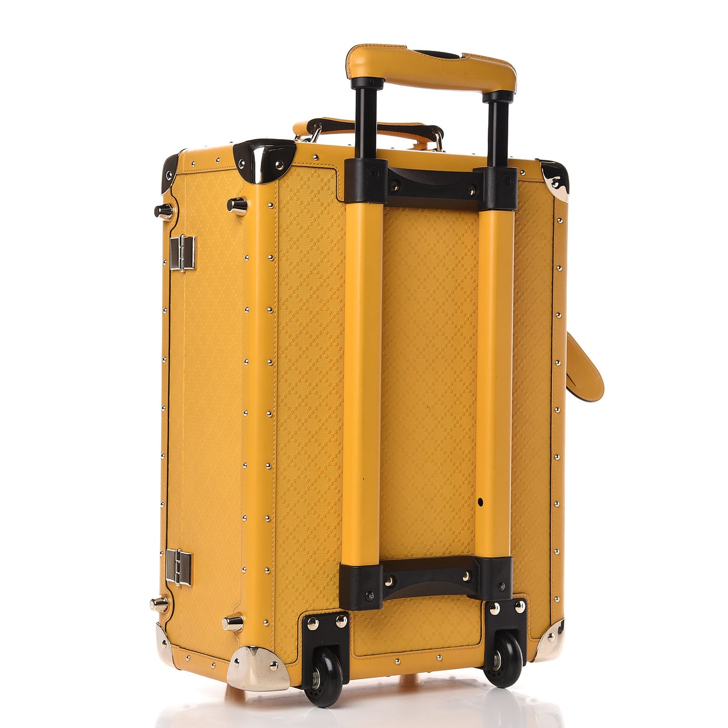 Bright Diamante Structured Suitcase Bumblebee