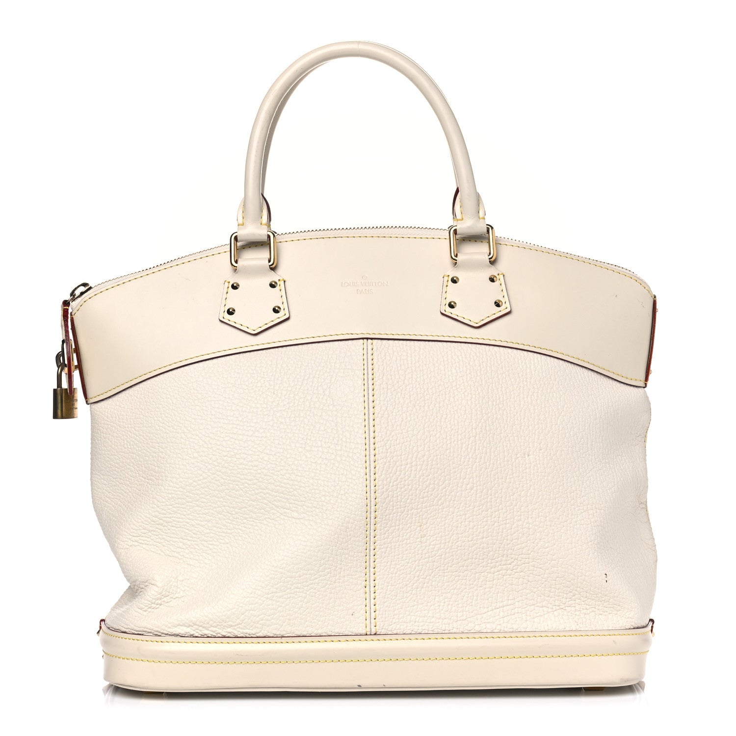 Louis Vuitton Suhali Lockit MM White 1 of 25