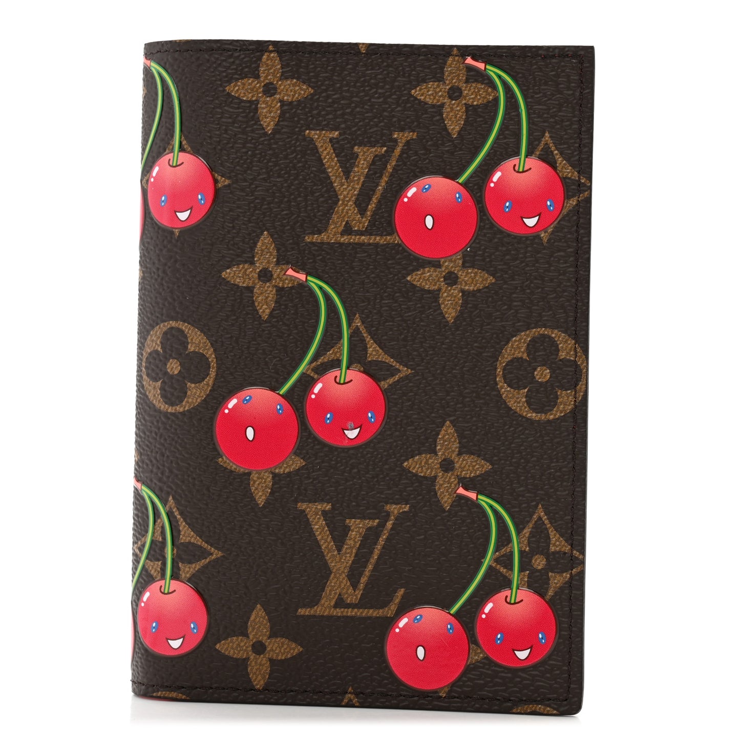 LV X TM Monogram Cerises Passport Cover