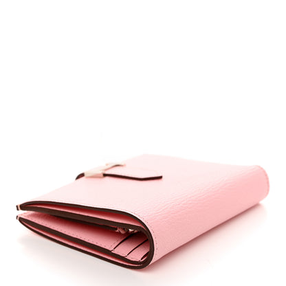 Hermes Chevre Mysore Bearn Compact Wallet Rose Sakura 4 of 8
