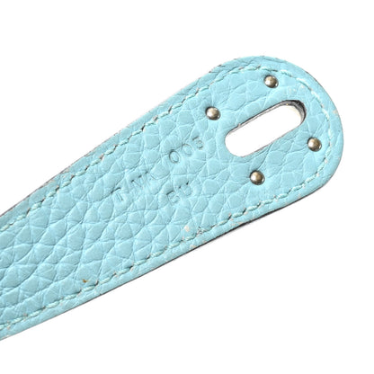 Hermes Taurillon Clemence Lindy 30 Bleu Atoll 7 of 10