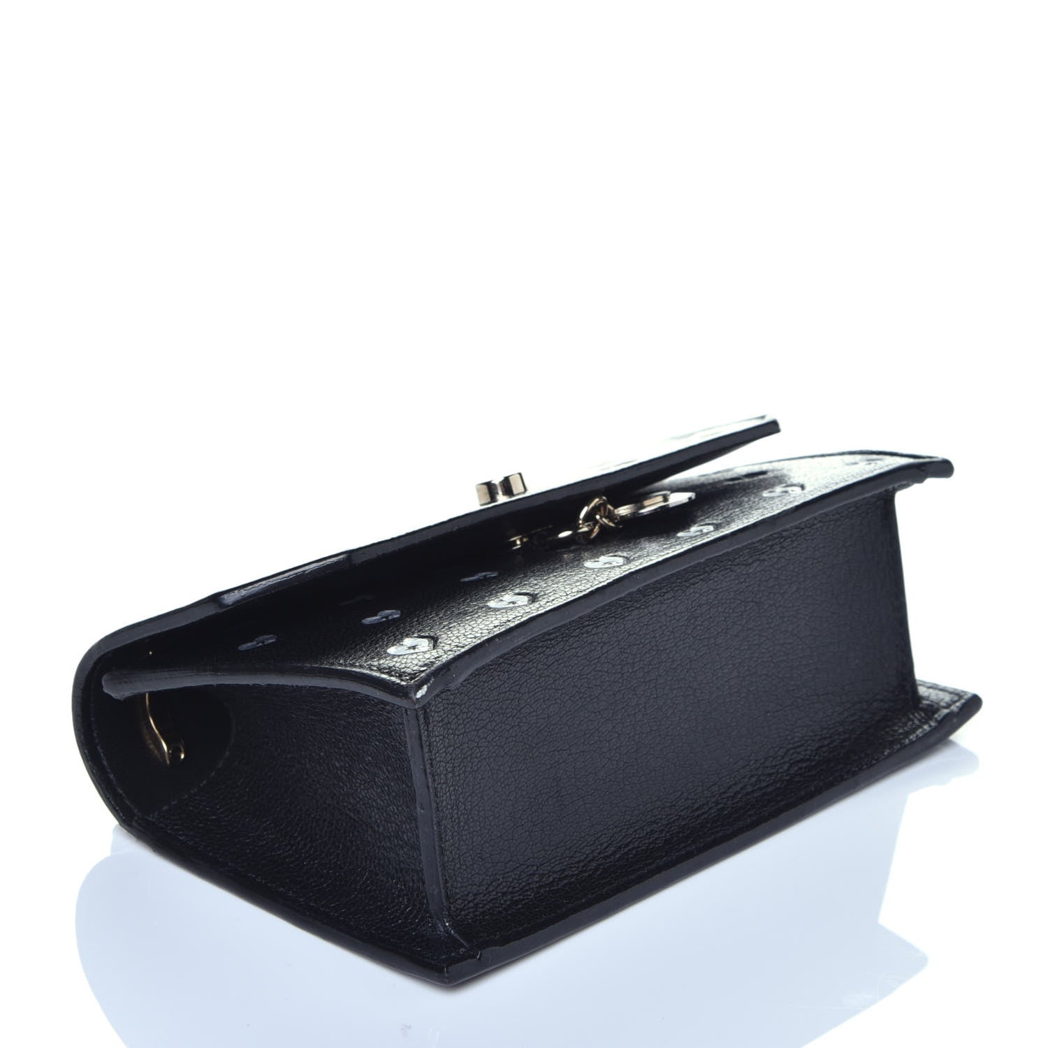 Jimmy Choo Calfskin Mini Chain Crossbody Black 4 of 8