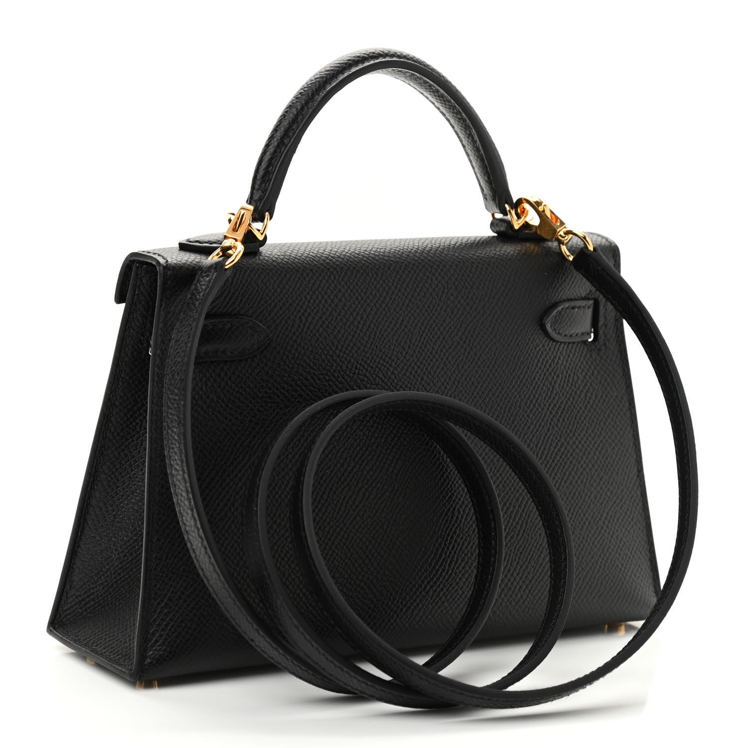 Hermes Epsom Mini Kelly Sellier 20 Black 3 of 11
