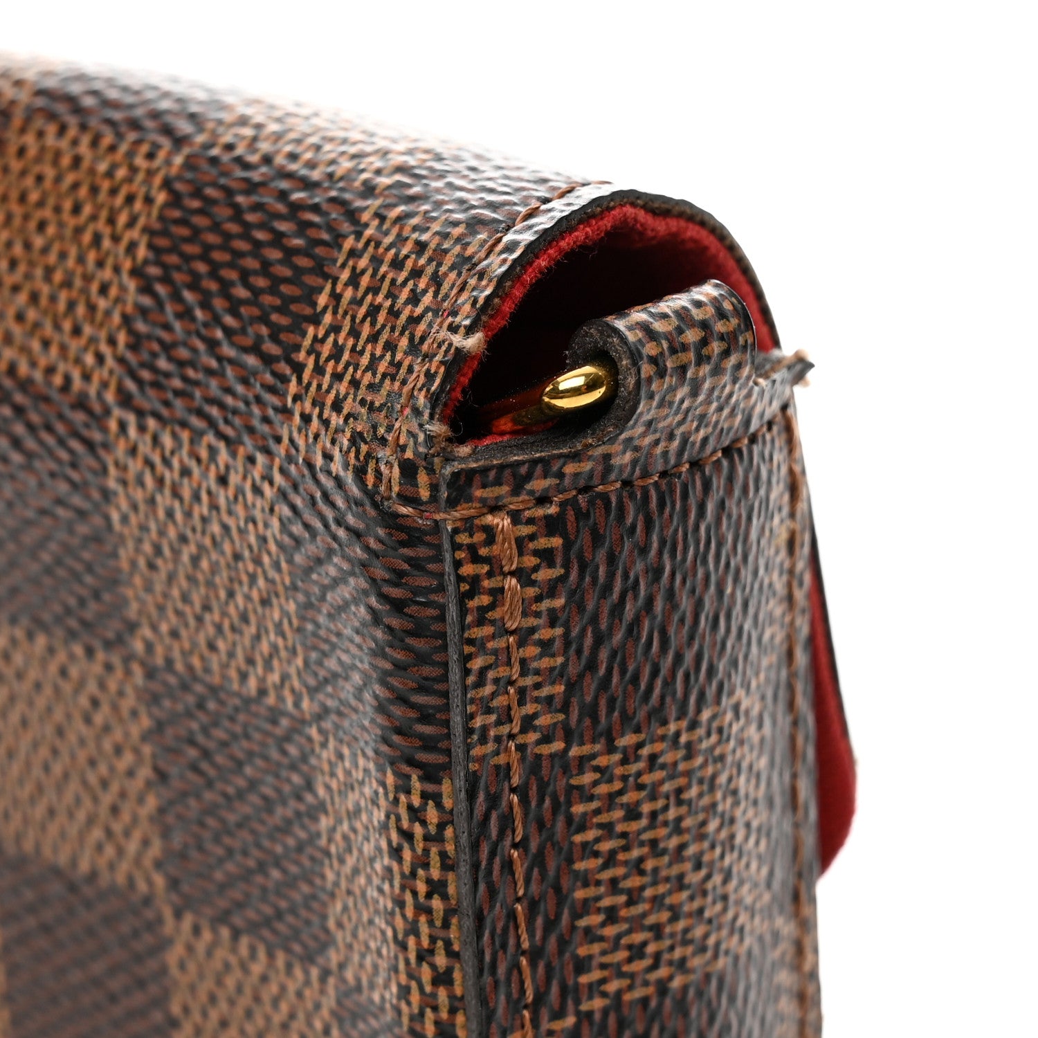 Louis Vuitton Damier Ebene Pochette Felicie Chain Wallet 7 of 9