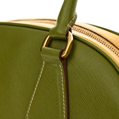 Prada Saffiano Lux Bowling Bag Edera Mimosa 12 of 12