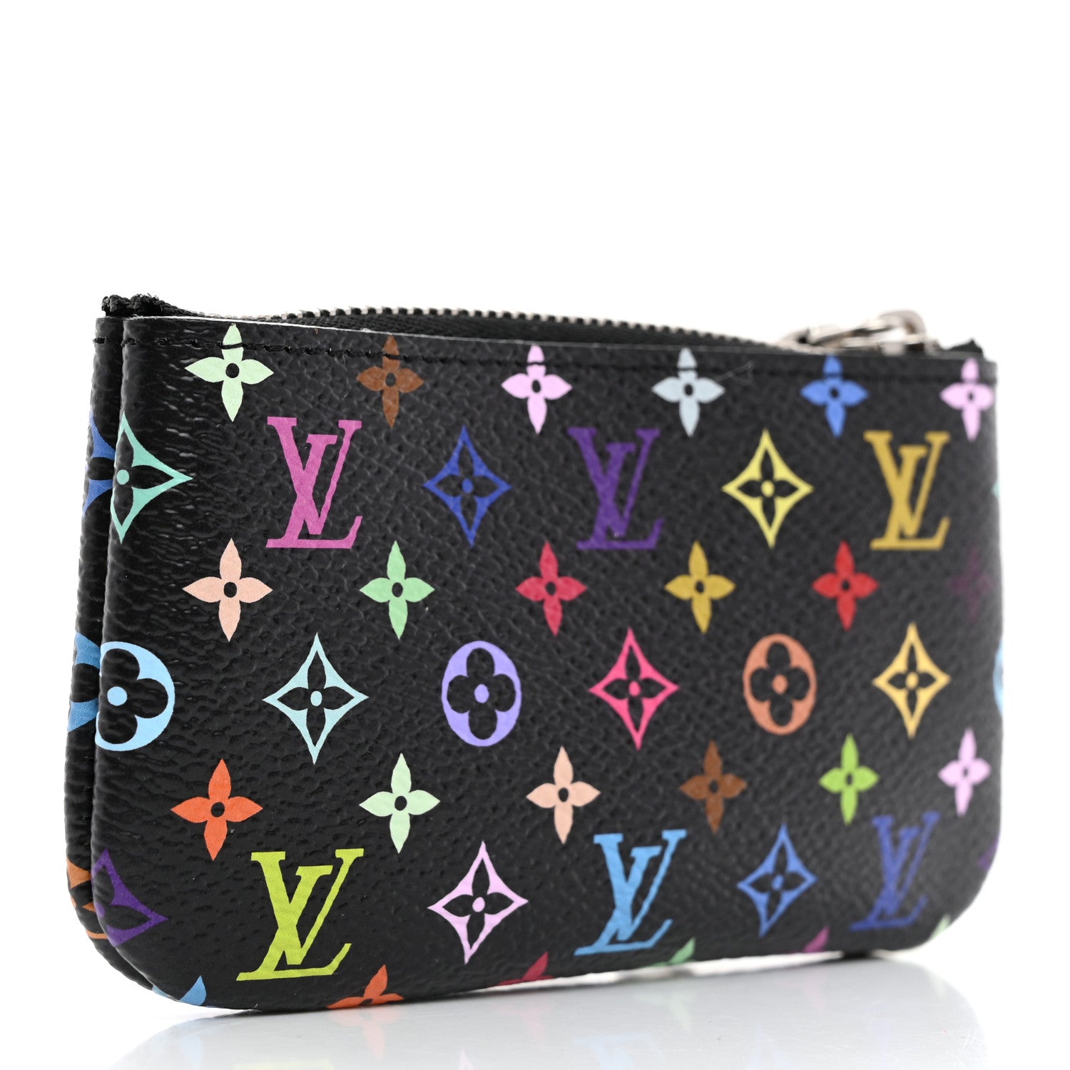 Louis Vuitton LV X TM Monogram Multicolor Key Pouch Black 3 of 7