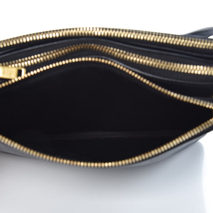 Celine Lambskin Small Trio Crossbody Bag Black 5 of 8