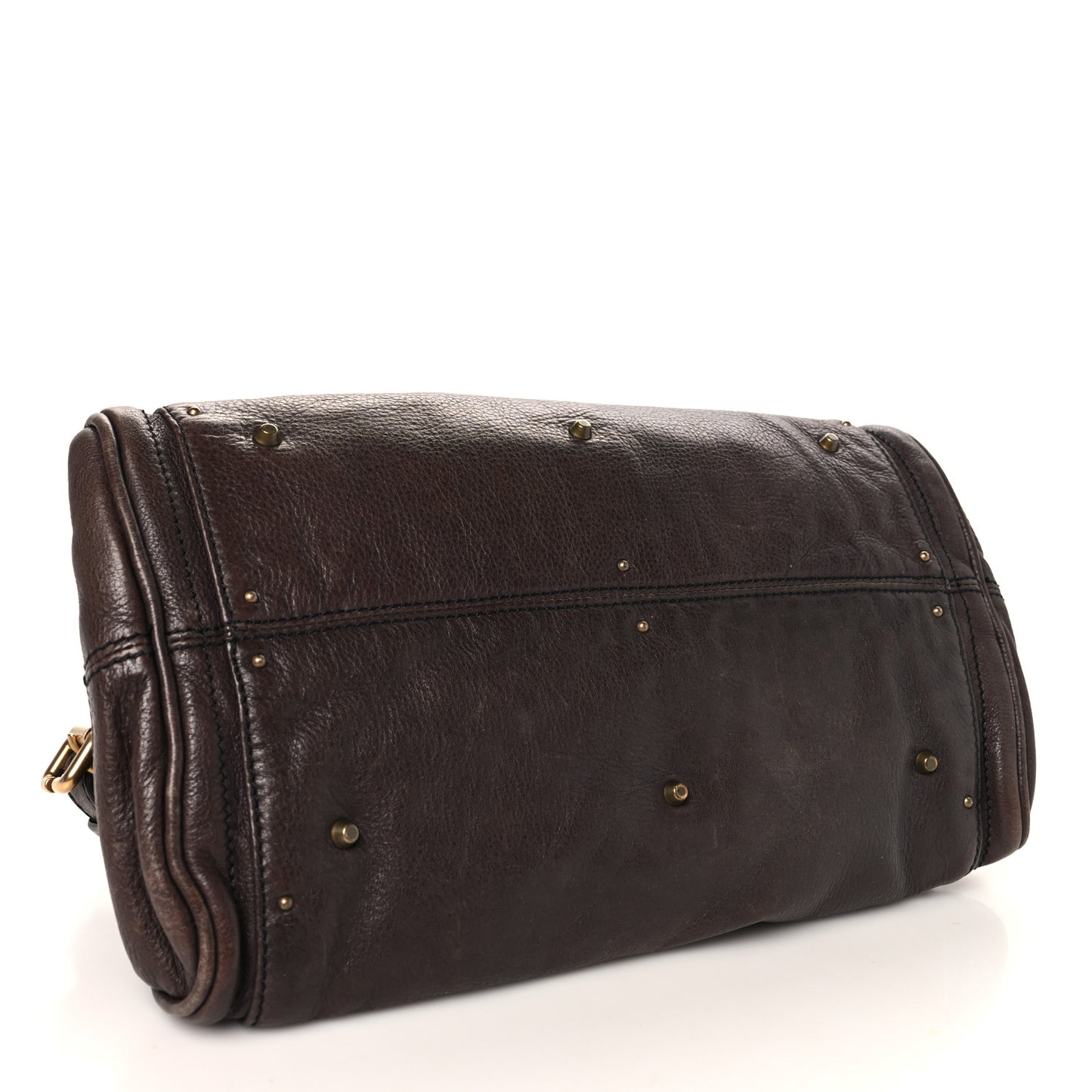 Calfskin Medium Paddington Satchel Chocolate