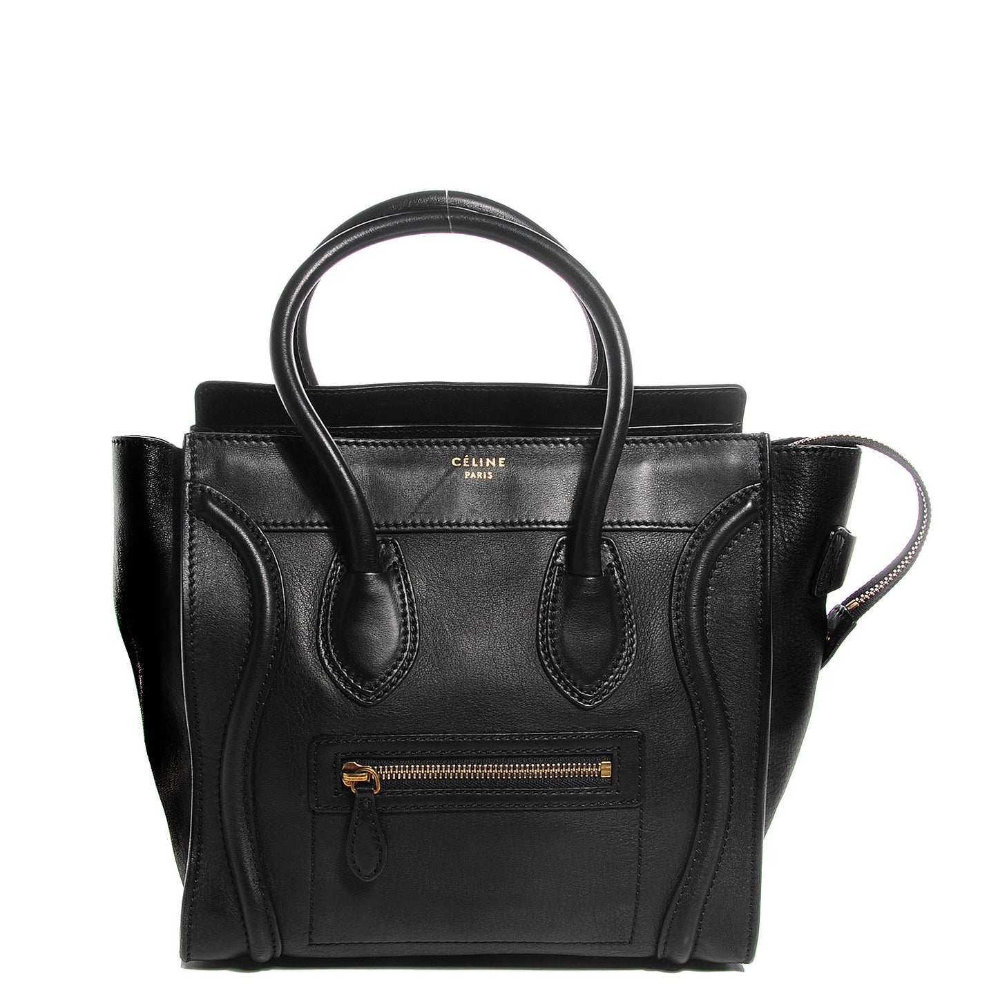 Smooth Calfskin Micro Luggage Black