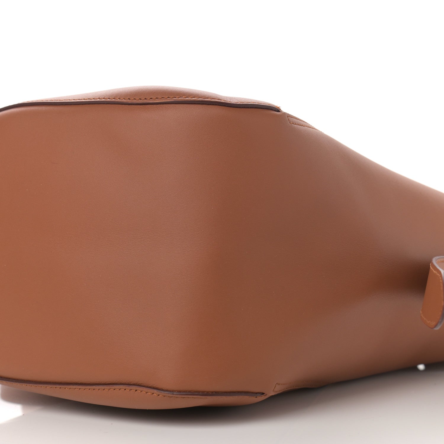Lanvin Calfskin Asymmetric Bucket Bag Brown 12 of 12