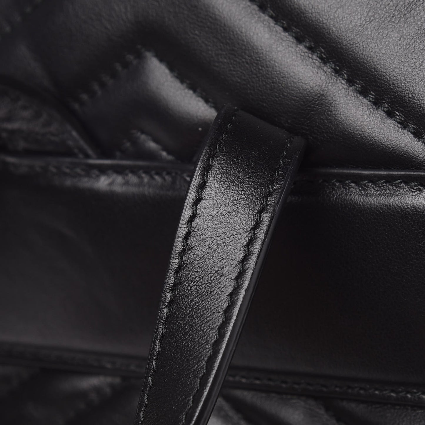 Calfskin Matelasse GG Marmont Backpack Black