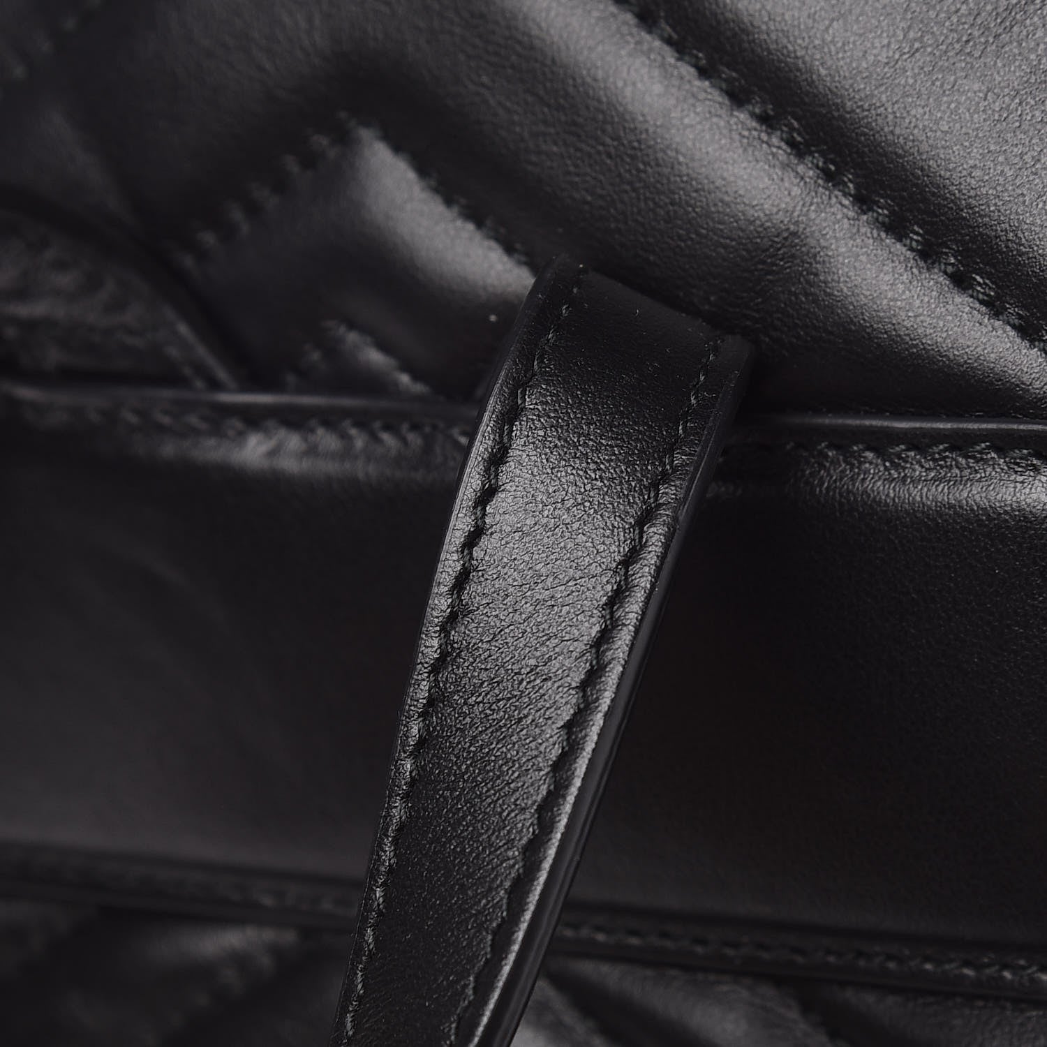 Gucci Calfskin Matelasse GG Marmont Backpack Black 8 of 9