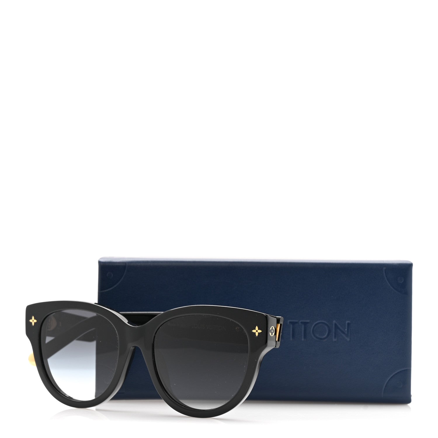 Louis Vuitton Acetate My Monogram Square Sunglasses Z1526E Black