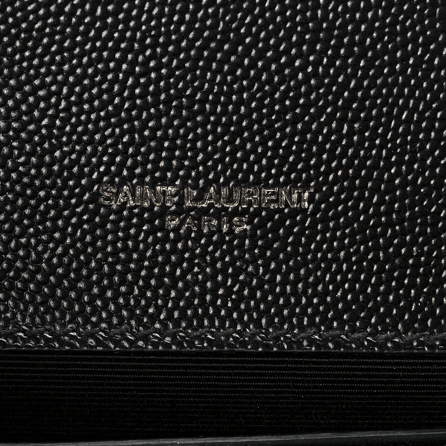 Saint Laurent Grain De Poudre Small Monogram Kate Satchel Black 6 of 11