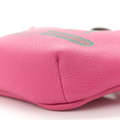 Gucci Grained Calfskin Small Logo Belt Bag Box Pink Green 10 of 10