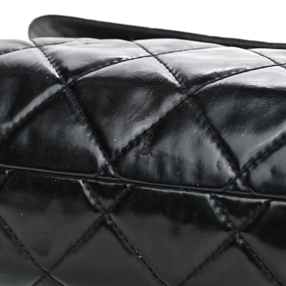 Chanel Vinyl Quilted In the Business Flap Bag Black 7 of 11