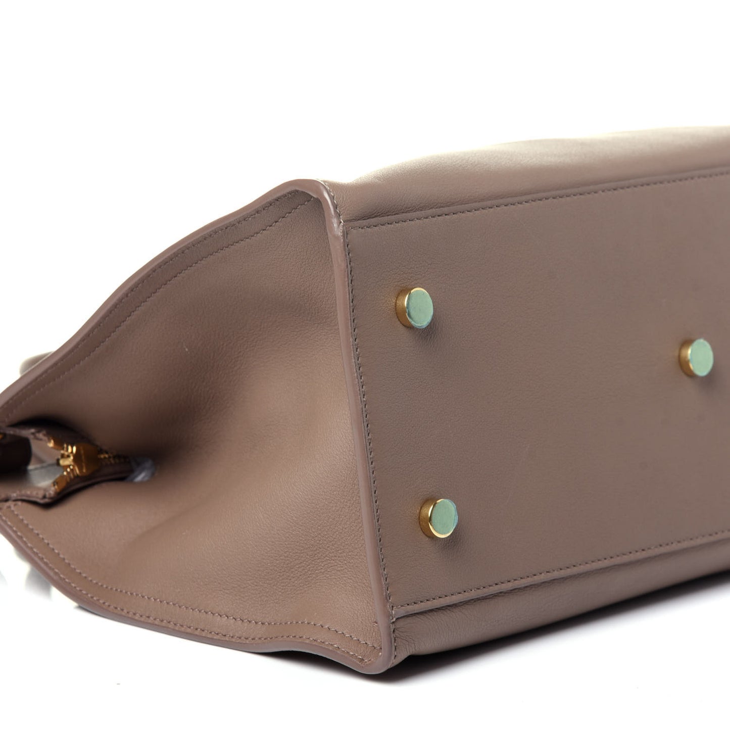 Smooth Calfskin Small Monogram Cabas Taupe