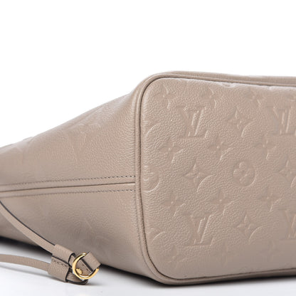 Louis Vuitton Empreinte Monogram Giant Neverfull MM Tourterelle 6 of 9