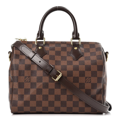Louis Vuitton Damier Ebene Speedy Bandouliere 25 1 of 11