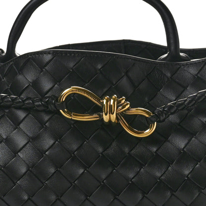 Bottega Veneta Nappa Intrecciato Small East West Andiamo Shoulder Bag Black 9 of 11
