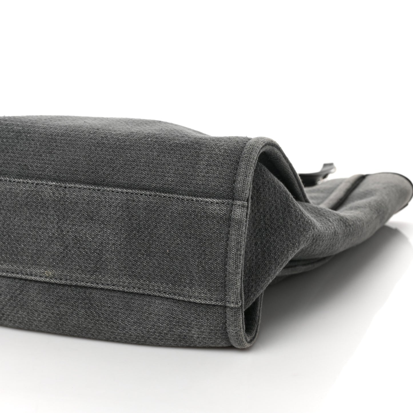 Canvas Mini Deauville Tote Dark Grey