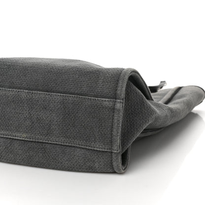 Chanel Canvas Mini Deauville Tote Dark Grey 10 of 11