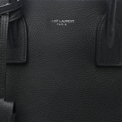Saint Laurent Grained Calfskin Baby Sac De Jour Black 8 of 9