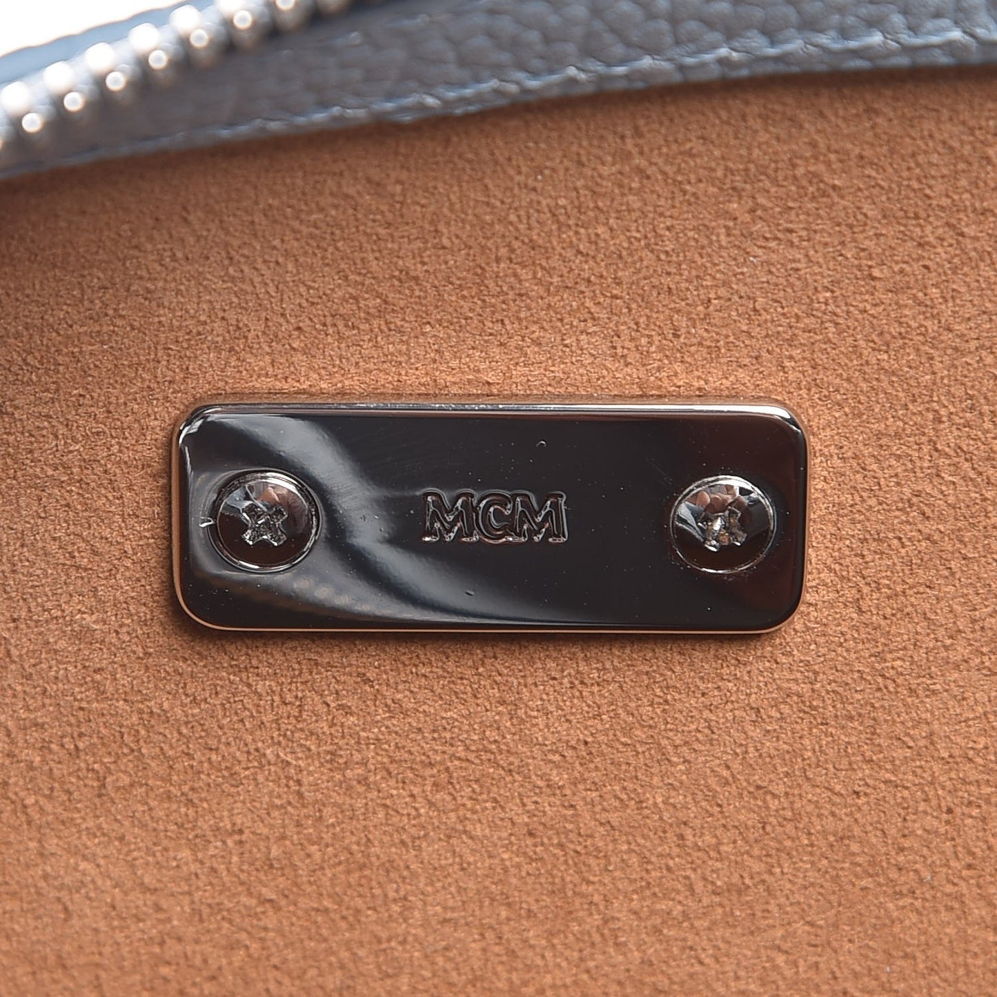 Grained Calfskin Small Ella Boston Sky Blue