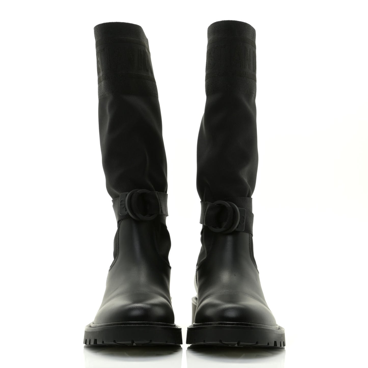 Technical Fabric Calfskin D-Major Boots 36.5 Black