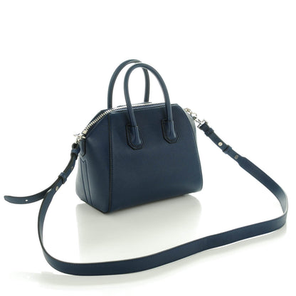 Givenchy Sugar Goatskin Mini Antigona Navy 3 of 7