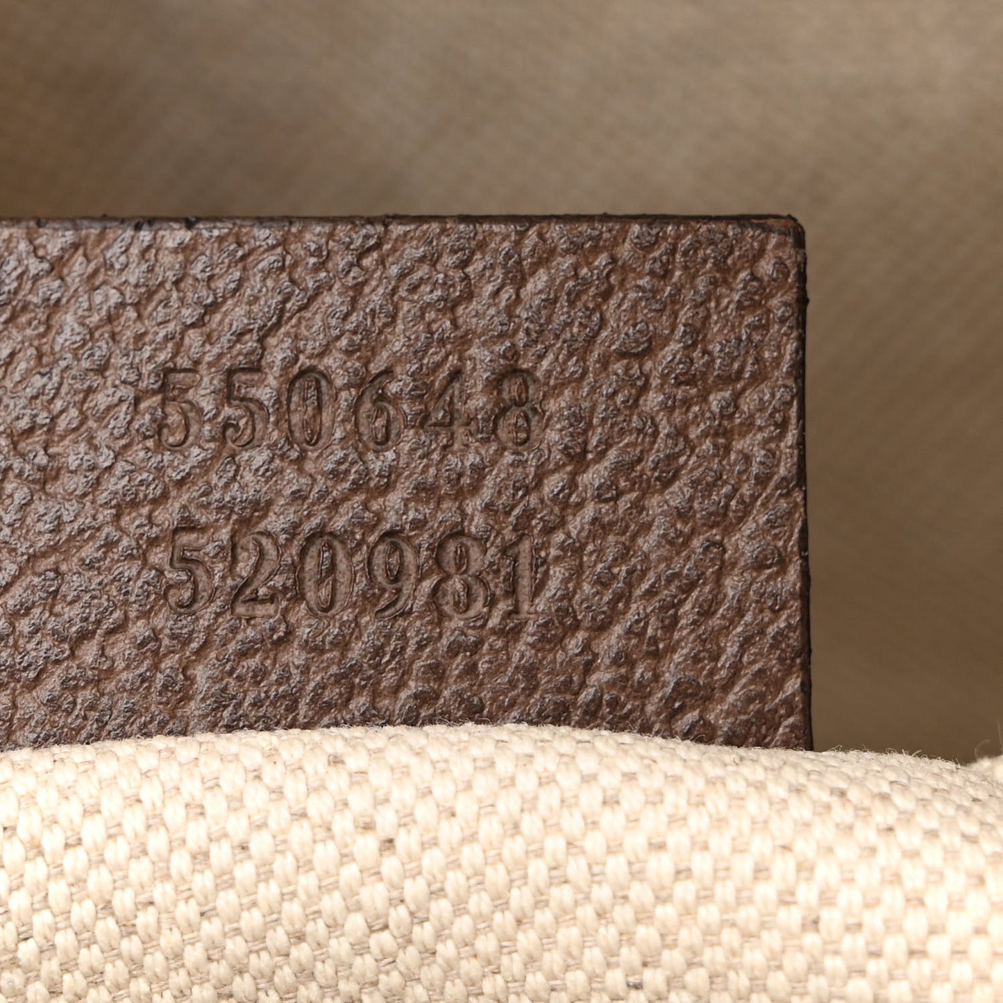 Soft GG Supreme Monogram Textured Dollar Calfskin Web Ophidia Pouch Pocket Belt Bag 95 38 Beige Ebony New Acero Black