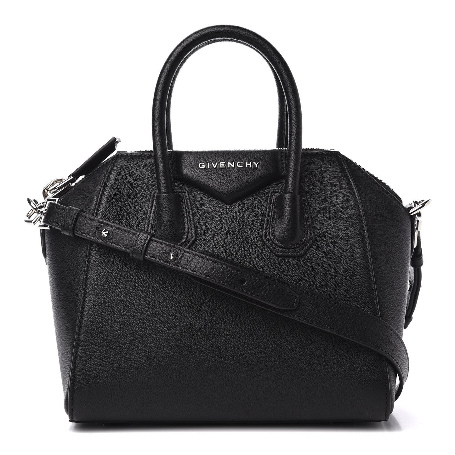 Sugar Goatskin Mini Antigona Black