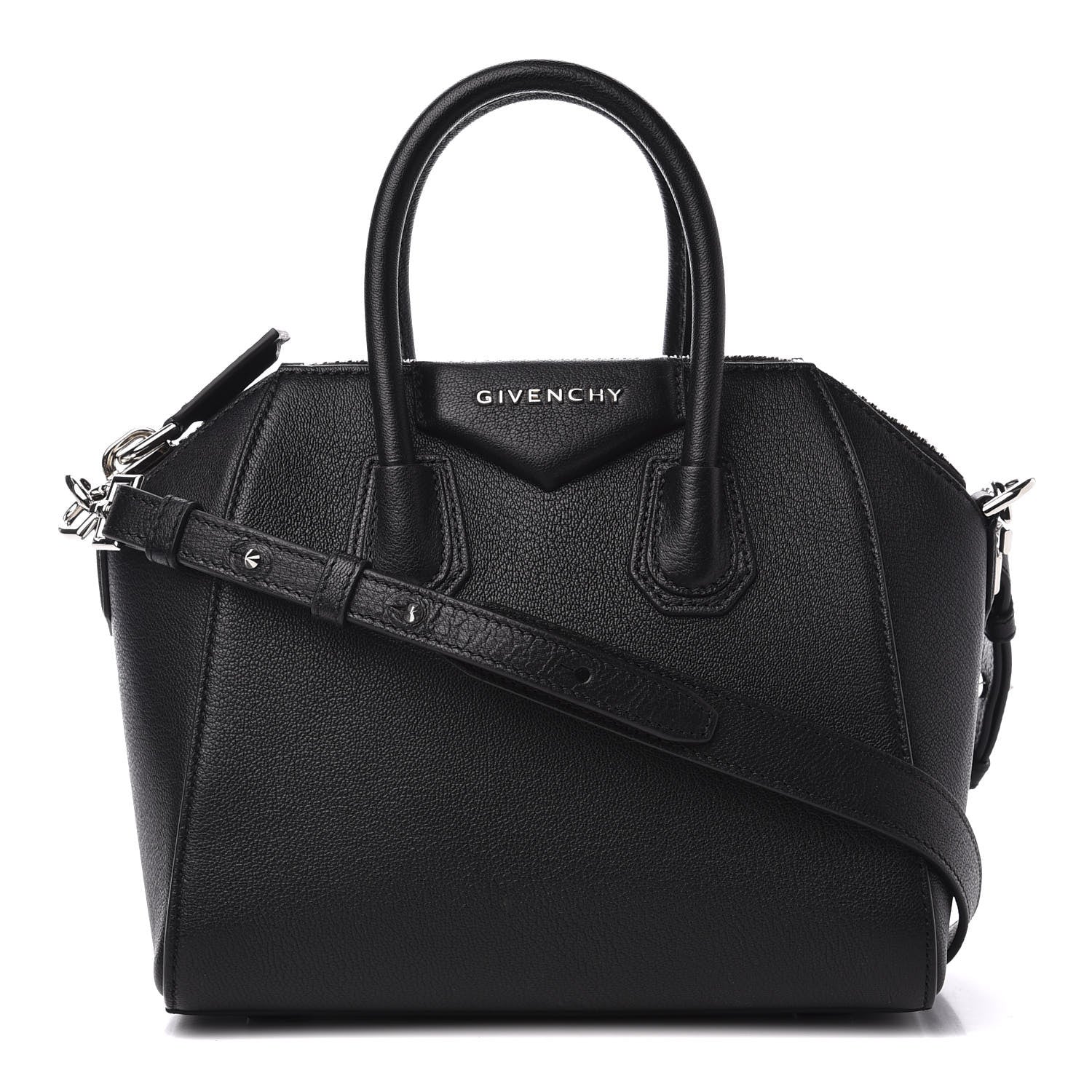 Givenchy Sugar Goatskin Mini Antigona Black 1 of 9
