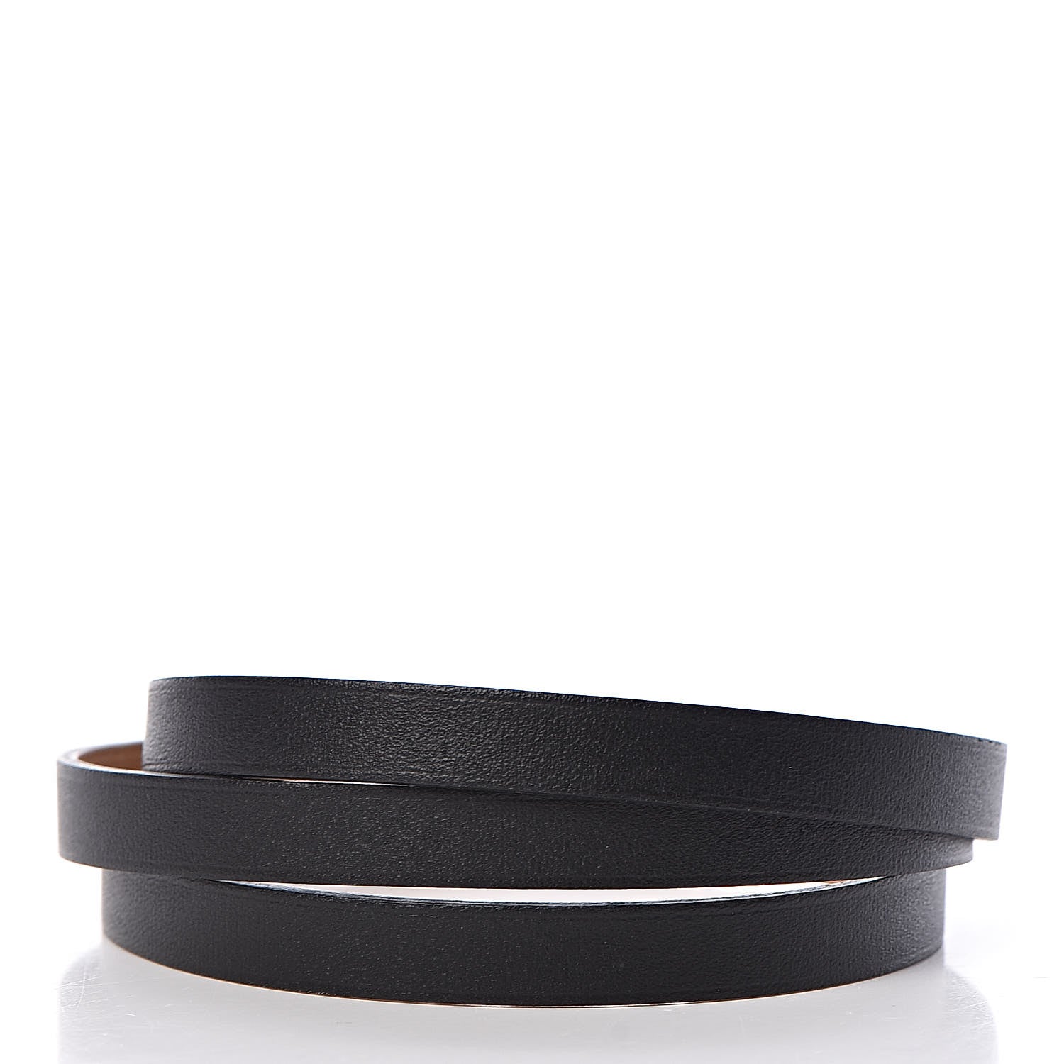 Hermes Swift Hapi 3 MM Triple Tour Bracelet S Black 3 of 6
