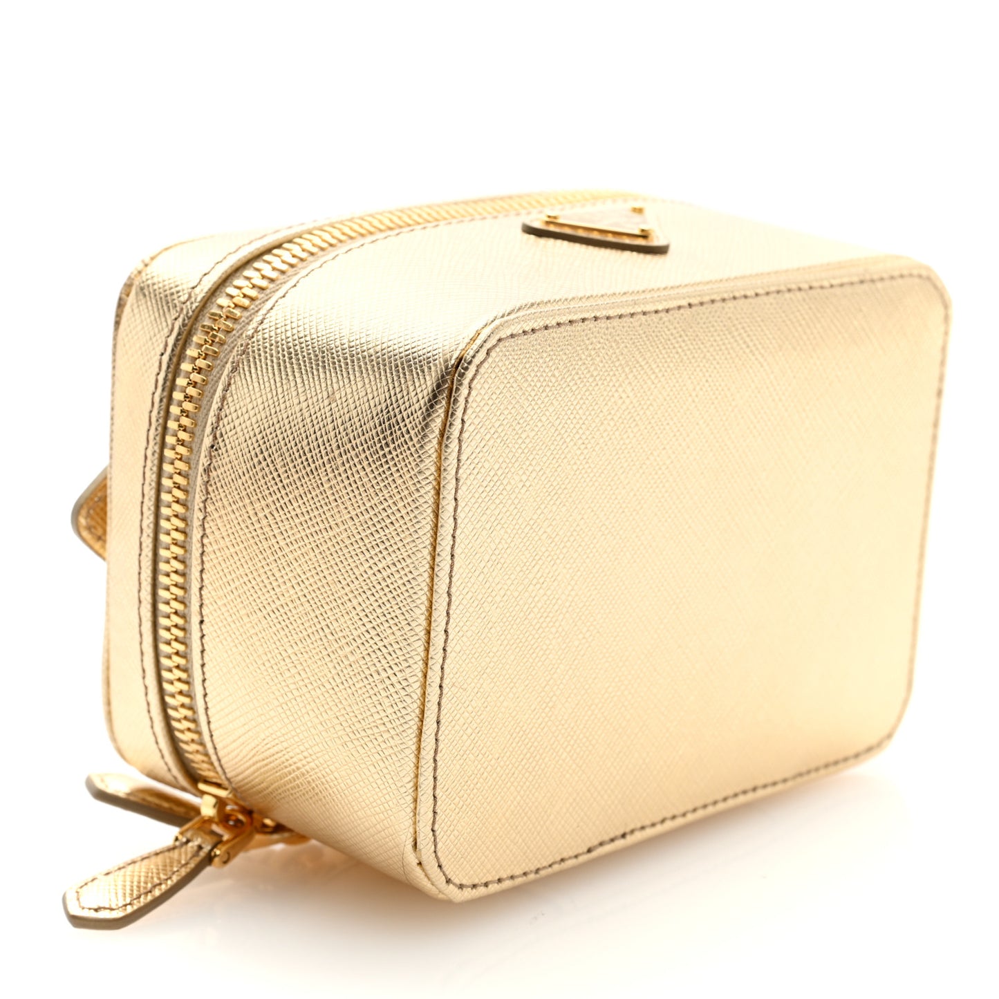 Saffiano Beauty Case Platino