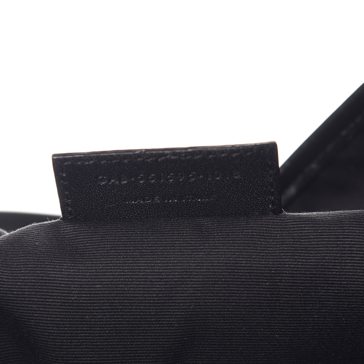 Saint Laurent Linen Canvas Teddy Shopping Bag Black 11 of 11