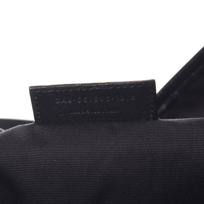 Saint Laurent Linen Canvas Teddy Shopping Bag Black 11 of 11