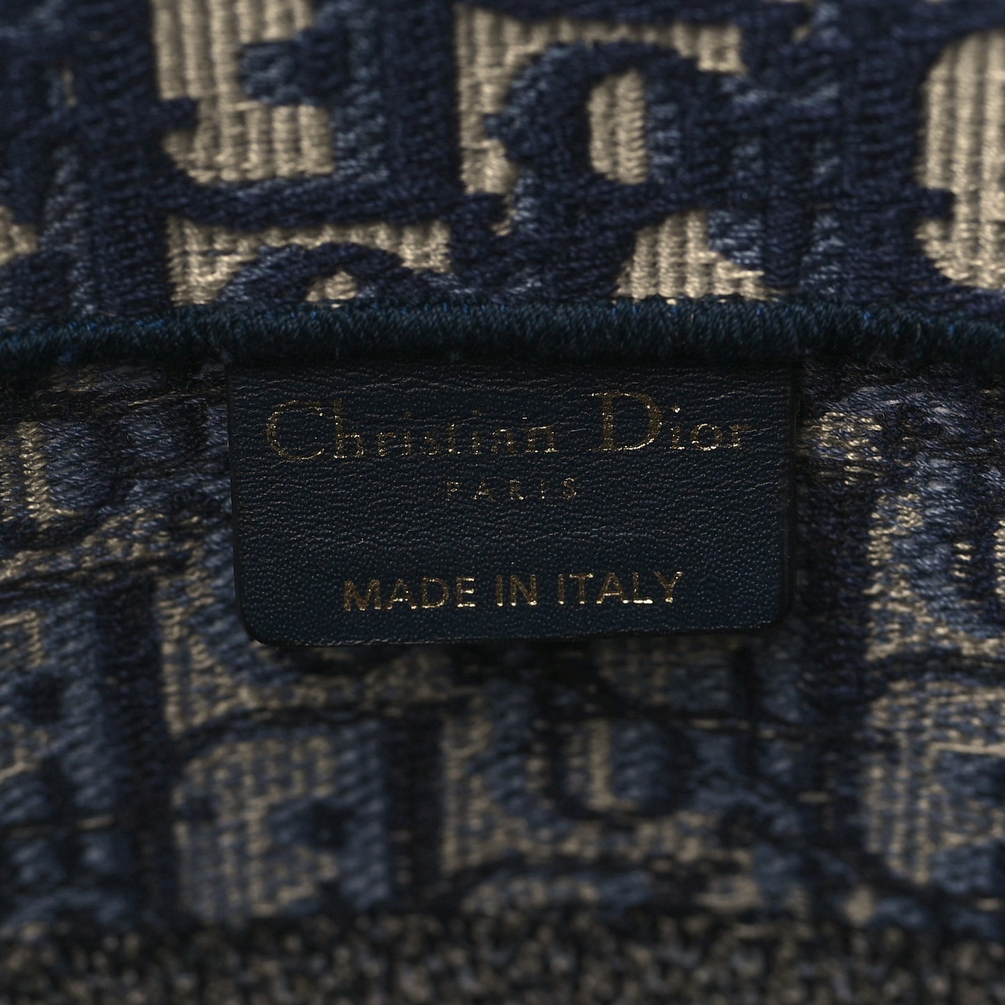 Oblique Medium Book Tote Blue Multicolor